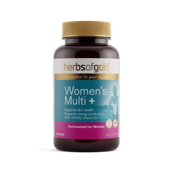 Herbs of Gold Women's Multi + 60 Tablets - daily women's multivitamin support