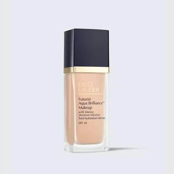 Estée Lauder Futurist Aqua Brilliance Makeup with Intense Moisture Infusion SPF 20 - 1C0 Cool Porcelain