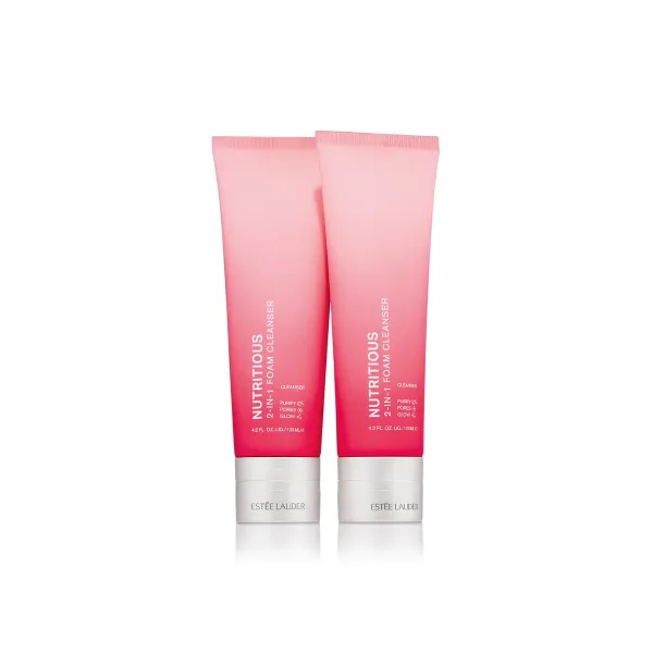 Estée Lauder Nutritious 2 In 1 Foam Cleanser 125ml Duo