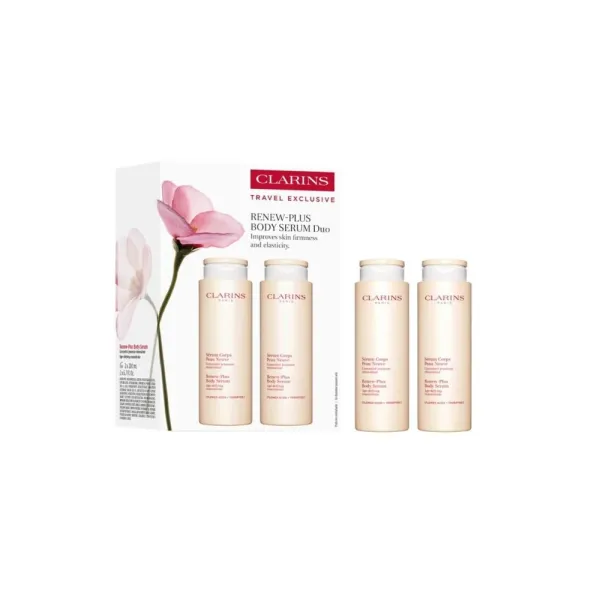 Clarins Renew Plus Body Serum Travel Exclusive Duo 200ml*2
