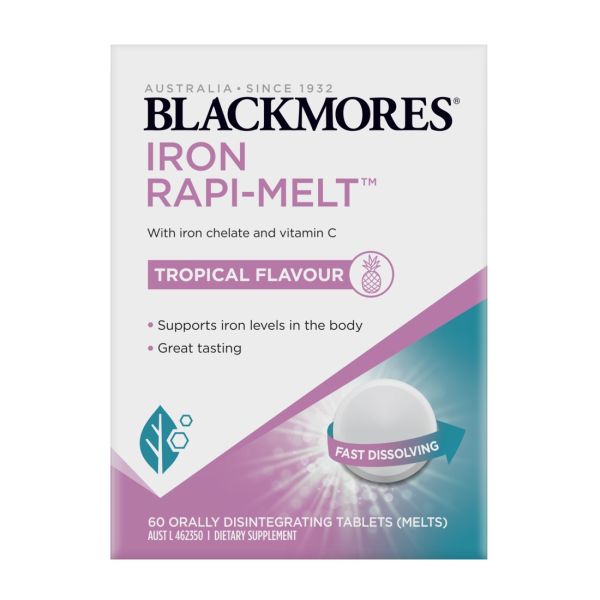 Blackmores Iron Rapi-Melt 60 Tablets