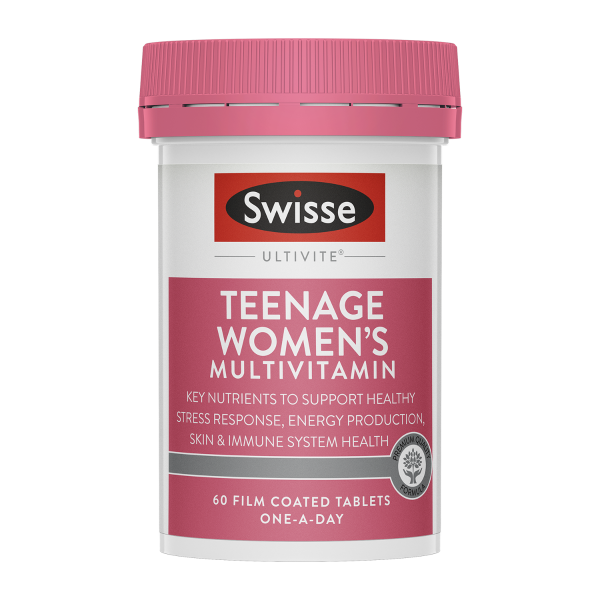 Swisse Ultivite Teenage Women's Multivitamin 60 Tablets