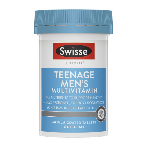 Swisse Ultivite Teenage Men's Multivitamin 60 Tablets