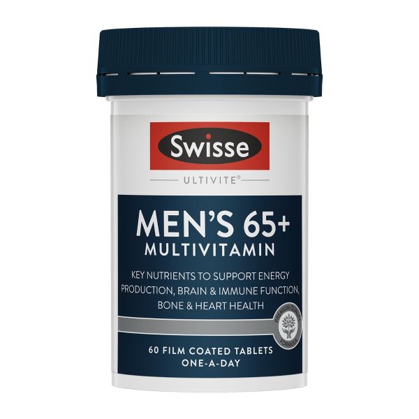 Swisse Ultivite Men's 65+ Multivitamin 60 Tablets