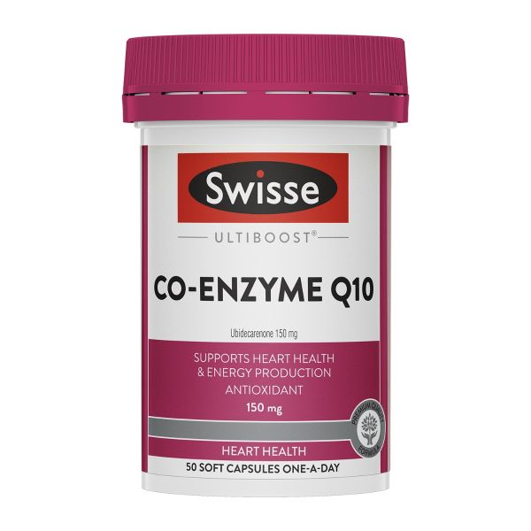 Swisse Ultiboost Co-Enzyme Q10 50 Capsules