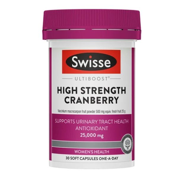 Swisse Ultiboost High Strength Cranberry 30 Capsules