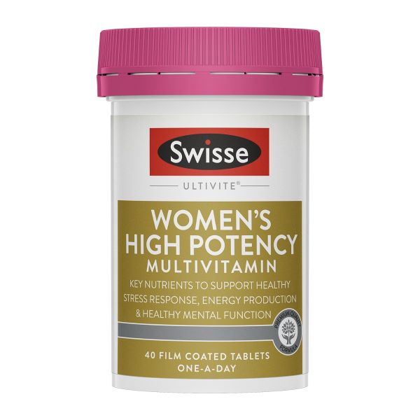 Swisse Ultivite Women's High Potency Multivitamin 40 Tablets