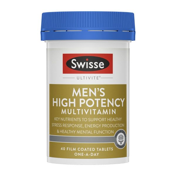Swisse Ultivite Men's High Potency Multivitamin 40 Tablets
