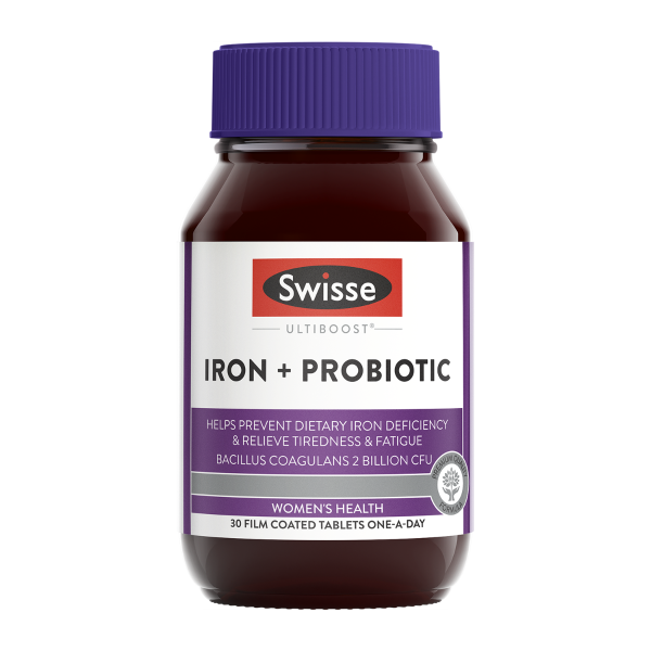Swisse Ultiboost Iron + Probiotic