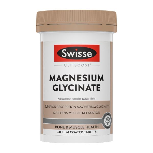 Swisse Ultiboost Magnesium Glycinate 60 Tablets