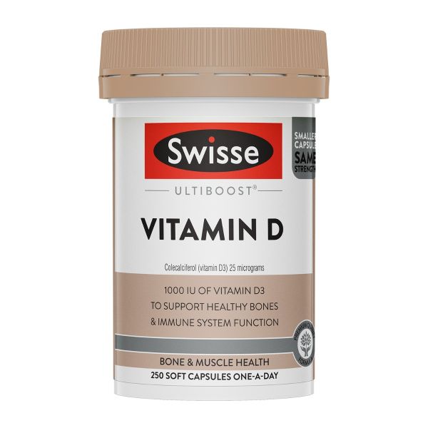 Swisse Ultiboost Vitamin D 250 Capsules