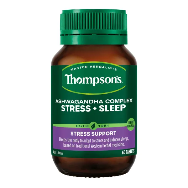 Thompson's Ashwagandha Stress + Sleep 60 Tablets