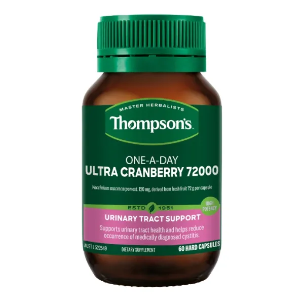 Thompson's One-A-Day Ultra Cranberry 72000mg 60 Capsules