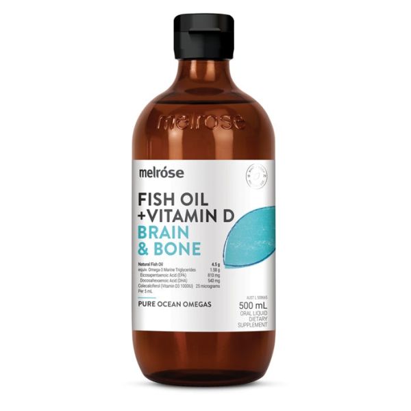 Melrose Health Fish Oil + Vitamin D Joint & Bone 500mL