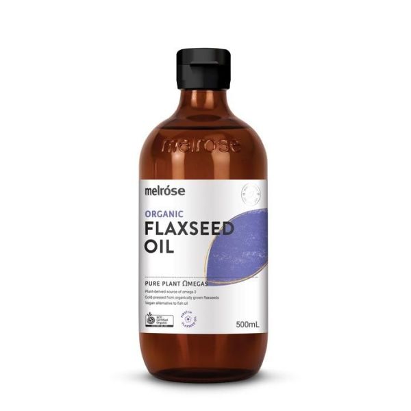 Melrose Health Organic Flaxseed Oil 500mL