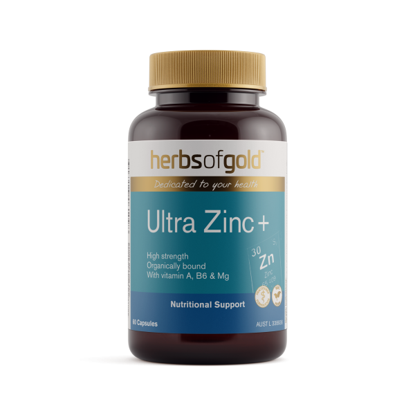 Herbs of Gold Ultra Zinc Plus 60 Capsules