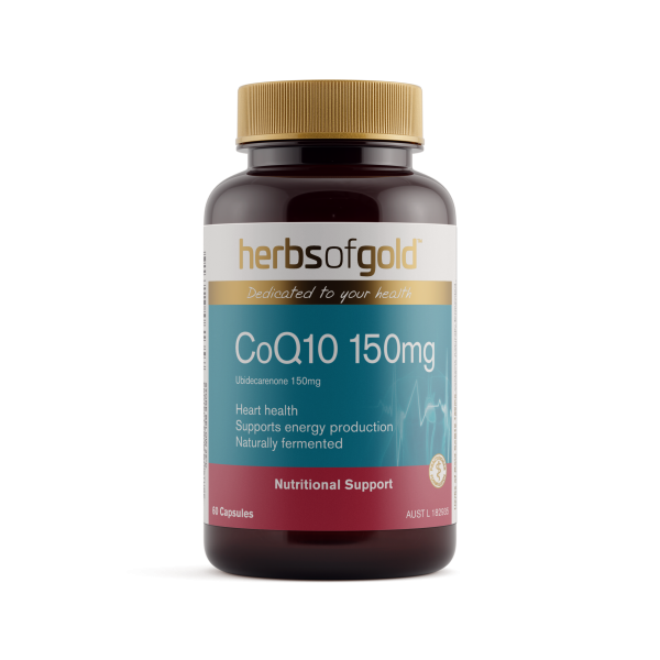 Herbs of Gold CoQ10 150mg 60 Capsules