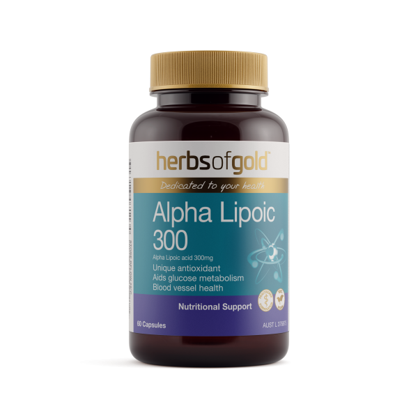 Herbs of Gold Alpha Lipoic 300 60 Capsules