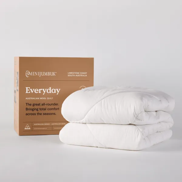 MiniJumbuk Everyday Wool Quilt Double