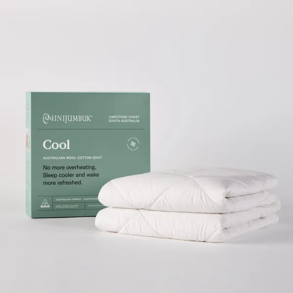 MiniJumbuk Cool Wool Cotton Quilt Queen