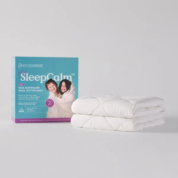 MiniJumbuk SleepCalm™ Kids Cool Wool Cotton Quilt Queen
