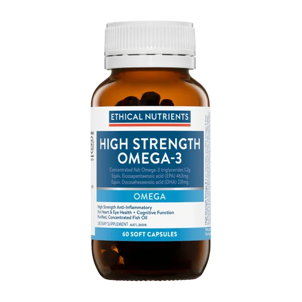 Ethical Nutrients High Strength Omega-3 60 Capsules