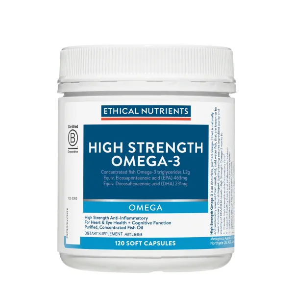 Ethical Nutrients High Strength Omega-3 120 Capsules