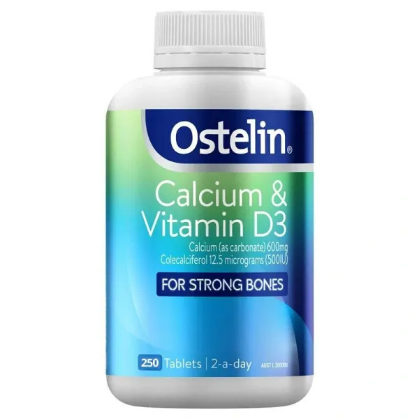Ostelin Calcium & Vitamin D3 250 Tablets