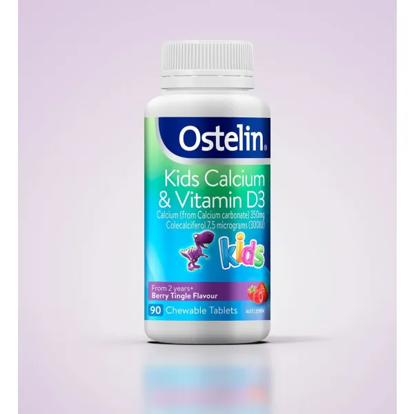 Ostelin-Kids Calcium & Vitamin D3 Chewable 90 Tablets