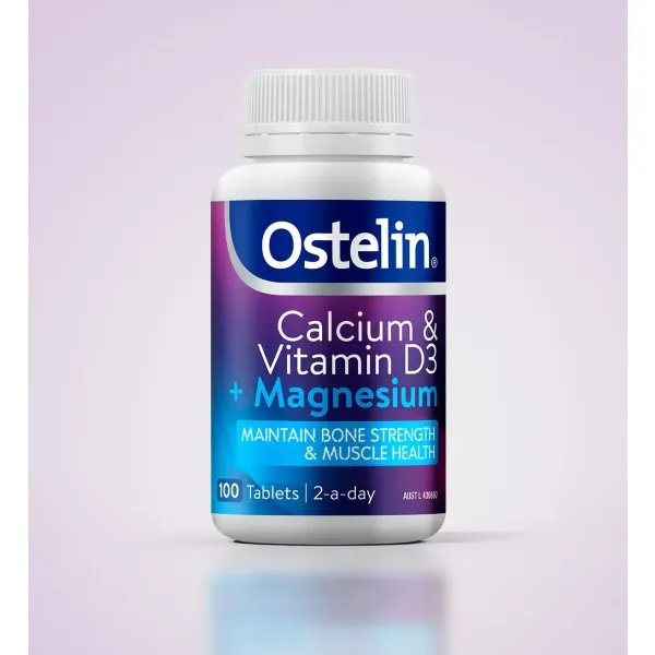 Ostelin Calcium & Vitamin D3 + Magnesium 100 Tablets