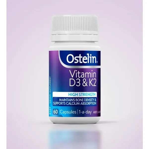 Ostelin Vitamin D3 & K2 60 Capsules