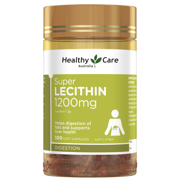 Healthy Care Super Lecithin 1200mg 180 Capsules