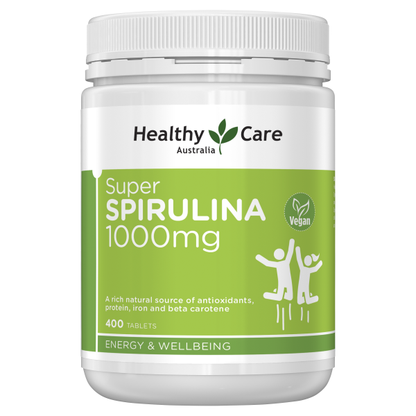 Healthy Care Spirulina 1000mg 400 Capsules