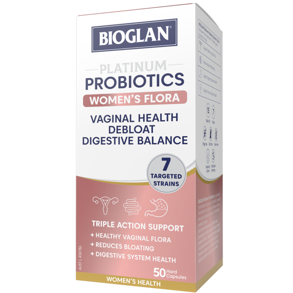 Bioglan Platinum Probiotics Women's Flora 50 Capsules