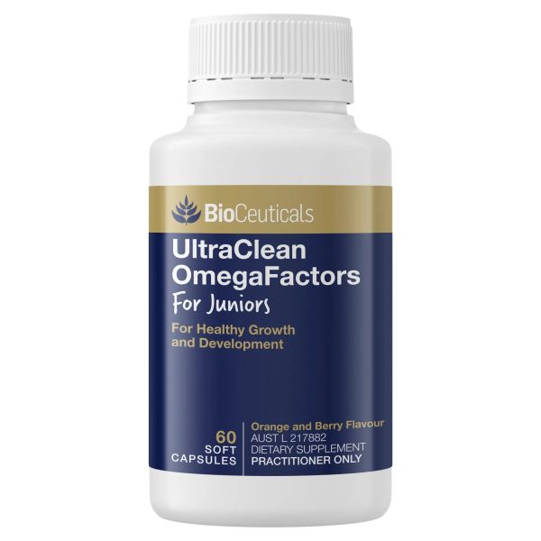 BioCeuticals UltraClean OmegaFactors for Juniors 60 Capsules
