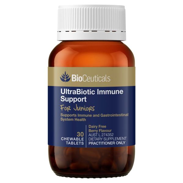 BioCeuticals UltraBiotic Immune Support For Juniors 30 Chewable Tablets