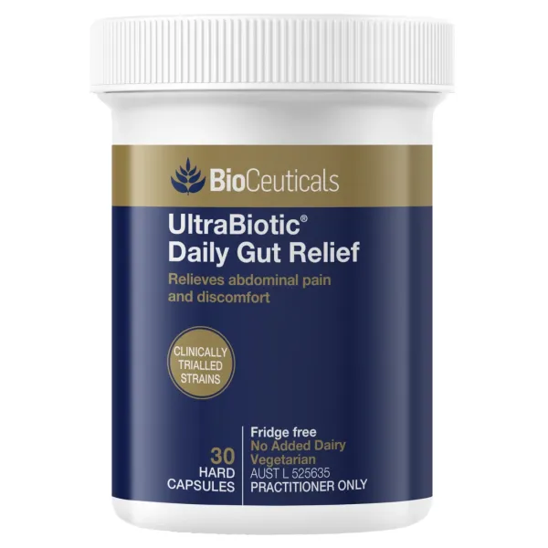 BioCeuticals UltraBiotic Daily Gut Relief 30 Capsules