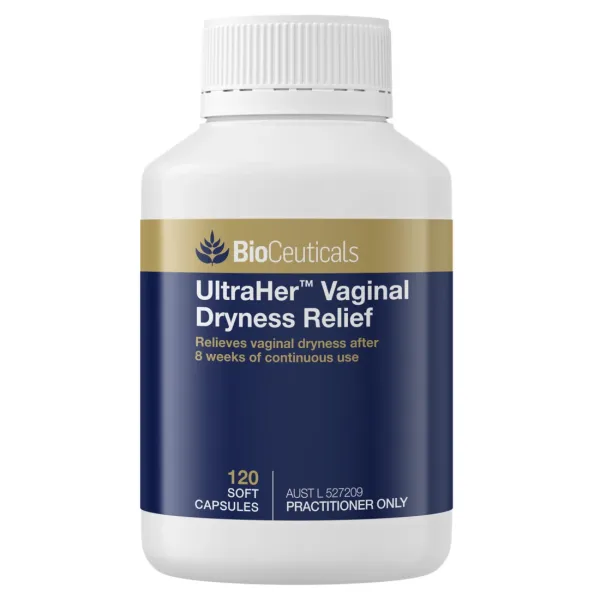 BioCeuticals UltraHer Vaginal Dryness Relief 120 Soft Capsules