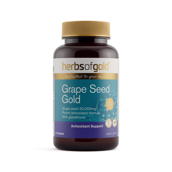 Herbs of Gold Grape Seed Gold 60 Tablets
