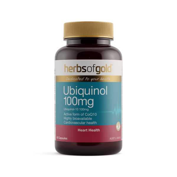 Herbs of Gold Ubiquinol 100mg 60 Capsules