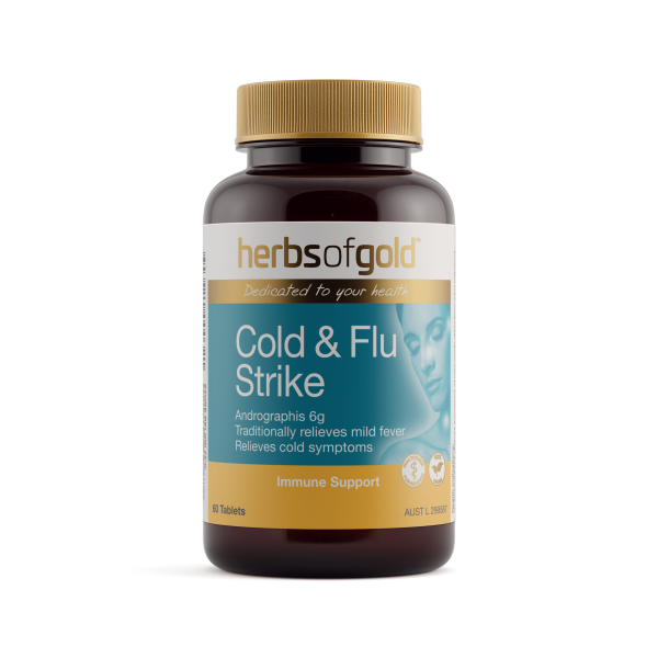 Herbs of Gold Cold and Flu Strike 60 Tablets