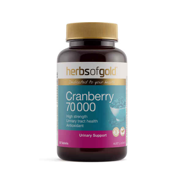 Herbs of Gold Cranberry 70 000 50 Tablets