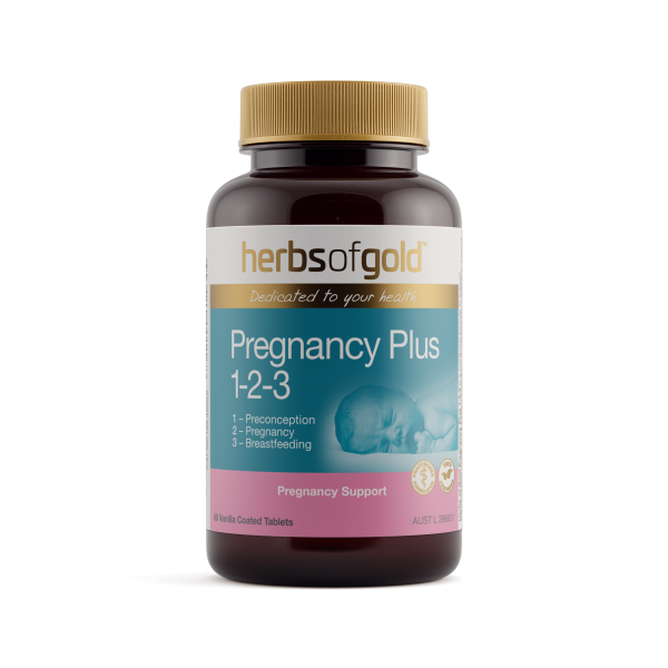 Herbs of Gold Pregnancy Plus 1 2 3 60 Tablets