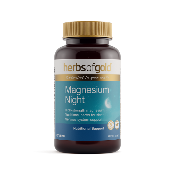 Herbs of Gold Magnesium Night 60 Tablets