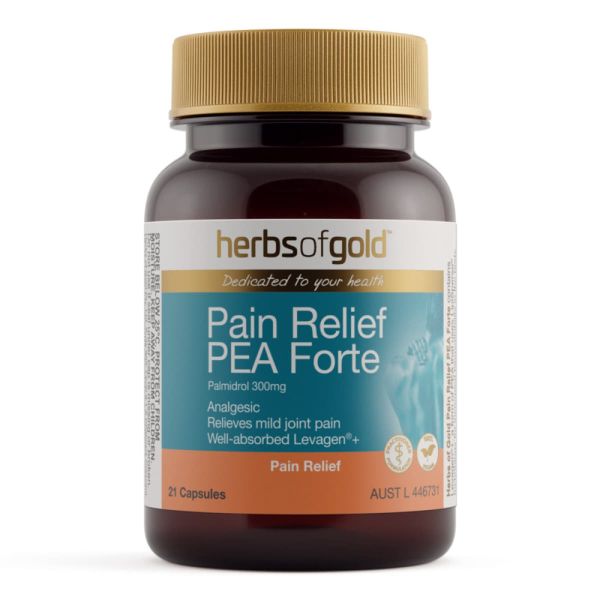 Herbs of Gold Pain Relief PEA Forte 21 Capsules