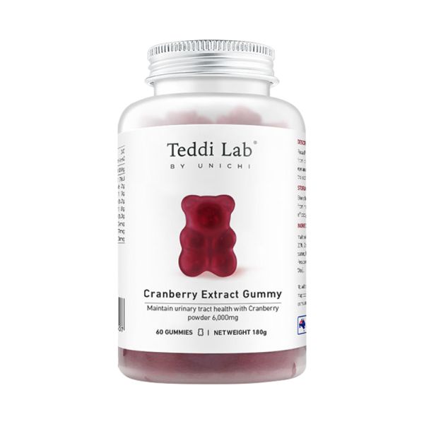 Unichi Teddi Lab Cranberry Extract Gummy 60 Gummies