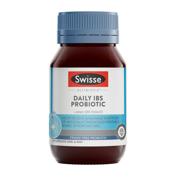 Swisse Ultibiotic Daily IBS Probiotic 30 Capsules