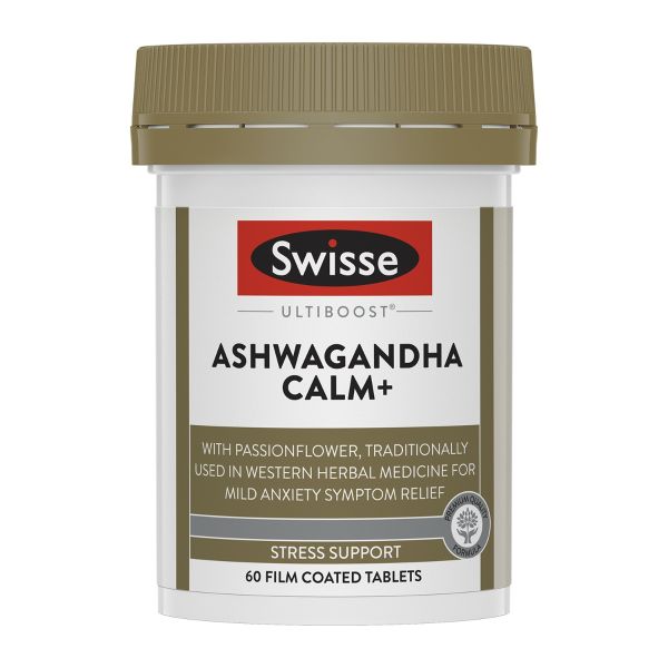 Swisse Ultiboost Ashwagandha Calm+ 60 Tablets