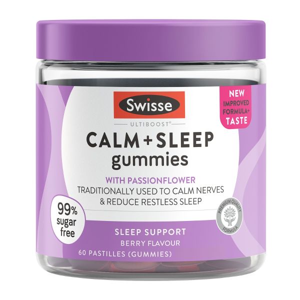 Swisse Ultiboost Calm + Sleep Gummies 60 Pastilles
