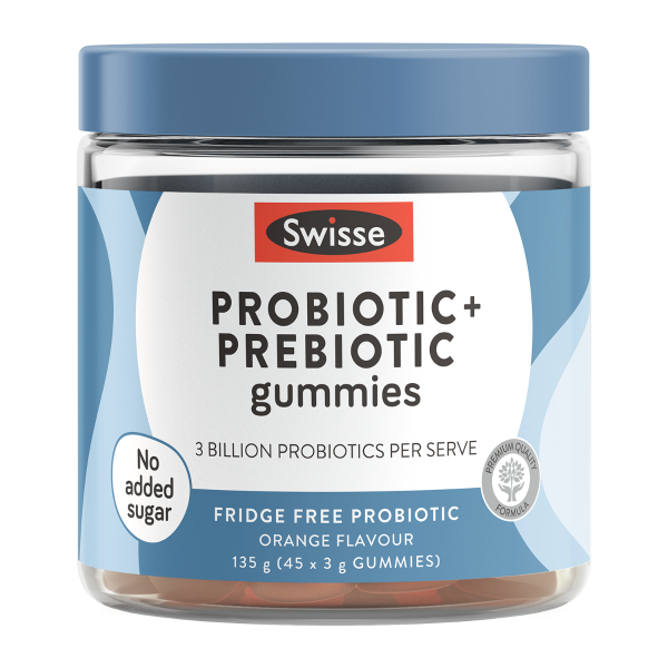 Swisse Probiotic + Prebiotic Gummies 45 Pack